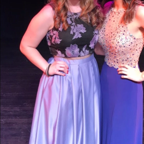 Long elegant dress- lavender color - Picture 5 of 5